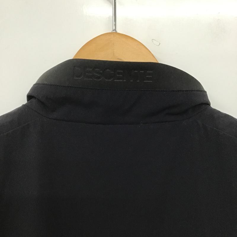 デサント DESCENTE ベスト ベスト ジップアップベスト ノースリーブカットソー アウター 無地 紺 / ネイビー / navy メンズ USED 古着 中古 10162587
