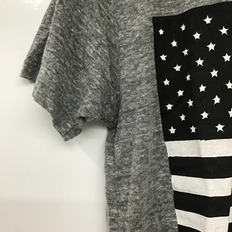 ビームス BEAMS Tシャツ 半袖 半袖カットソー プリントTシャツ クルーネックカットソー M プリント 灰 / グレー / gray メンズ USED 古着 中古 10162589