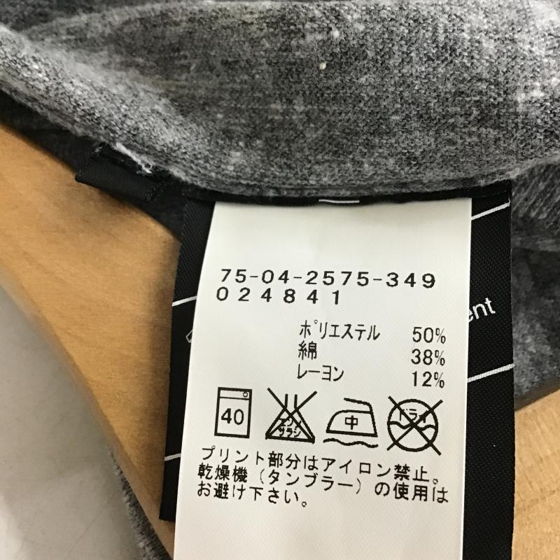 ビームス BEAMS Tシャツ 半袖 半袖カットソー プリントTシャツ クルーネックカットソー M プリント 灰 / グレー / gray メンズ USED 古着 中古 10162589
