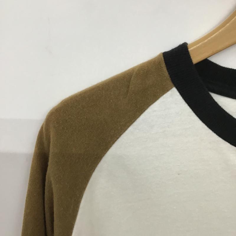グッドウェア Goodwear カットソー 七分袖 七分丈カットソー クルーネックカットソー ラグラン M 無地 白 / ホワイト / white メンズ USED 古着 中古 10162590