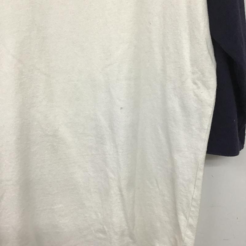 グッドウェア Goodwear カットソー 七分袖 七分丈カットソー クルーネックカットソー ラグラン M 無地 白 / ホワイト / white メンズ USED 古着 中古 10162590