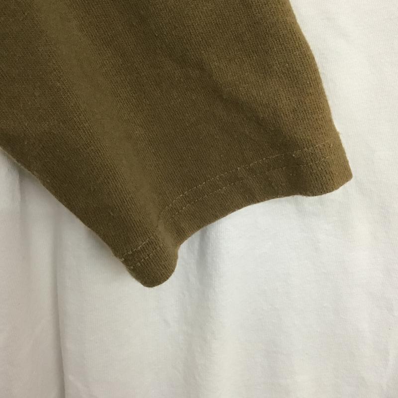 グッドウェア Goodwear カットソー 七分袖 七分丈カットソー クルーネックカットソー ラグラン M 無地 白 / ホワイト / white メンズ USED 古着 中古 10162590