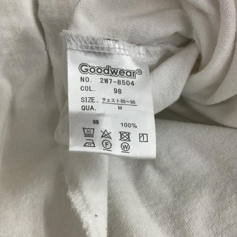 グッドウェア Goodwear カットソー 七分袖 七分丈カットソー クルーネックカットソー ラグラン M 無地 白 / ホワイト / white メンズ USED 古着 中古 10162590