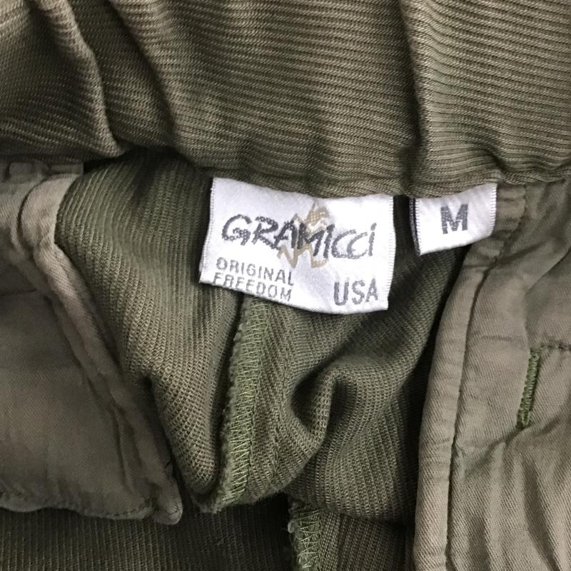 グラミチ GRAMICCI パンツ ワークパンツ、ペインターパンツ ワークパンツ コーデュロイパンツ カジュアルパンツ M ロゴ、文字 カーキ / カーキ / khaki メンズ USED 古着 中古 10162596