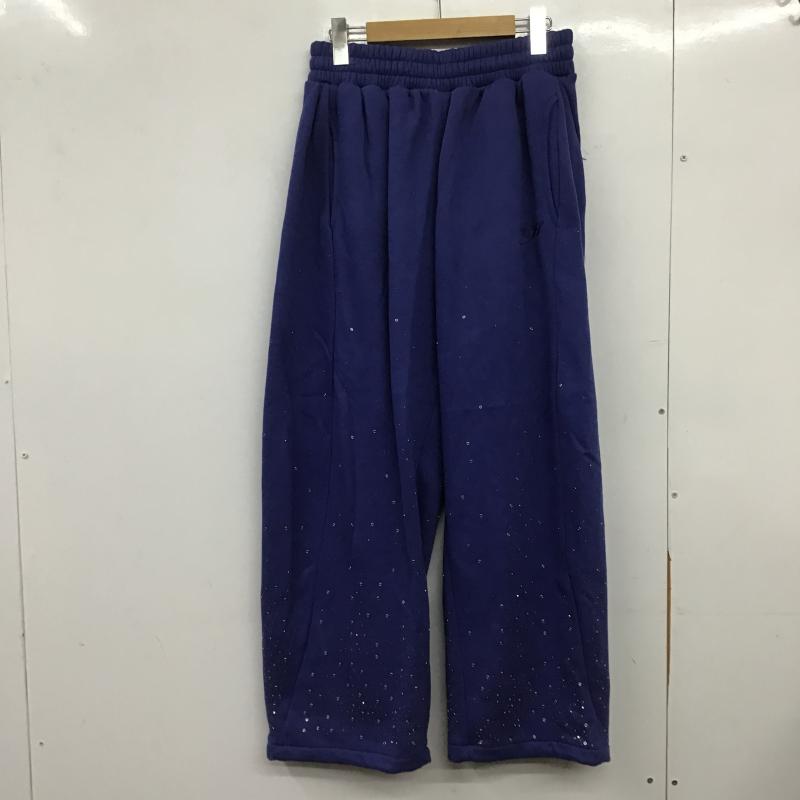 ホッター・ザン・ヘル Hotter than Hell ボトムス ボトムス ラインストーン スウェットパンツ HT1664 FREE 無地 青 / ブルー / blue レディース USED 古着 中古 10162597