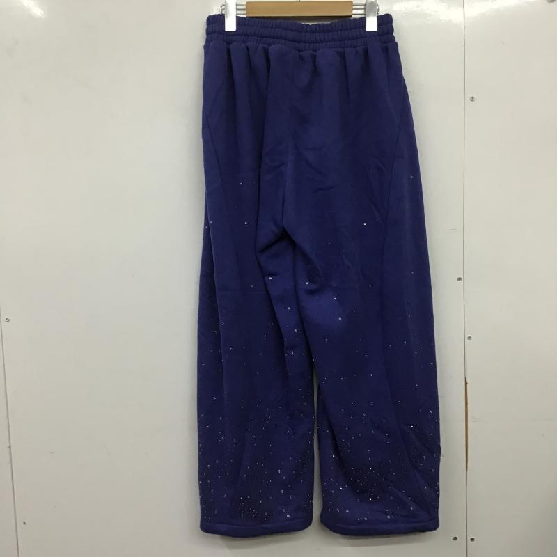 ホッター・ザン・ヘル Hotter than Hell ボトムス ボトムス ラインストーン スウェットパンツ HT1664 FREE 無地 青 / ブルー / blue レディース USED 古着 中古 10162597
