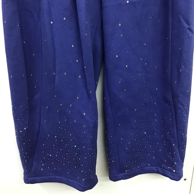 ホッター・ザン・ヘル Hotter than Hell ボトムス ボトムス ラインストーン スウェットパンツ HT1664 FREE 無地 青 / ブルー / blue レディース USED 古着 中古 10162597