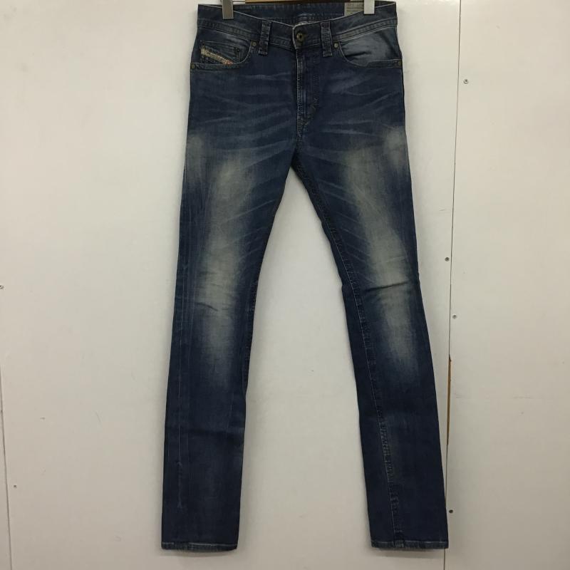 ディーゼル DIESEL パンツ デニム、ジーンズ デニムパンツ スリムパンツ カジュアルパンツ ストレッチパンツ 27インチ 無地 インディゴ / インディゴ / Indigo メンズ USED 古着 中古 10162599
