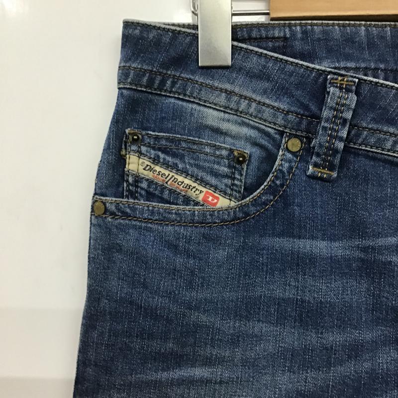 ディーゼル DIESEL パンツ デニム、ジーンズ デニムパンツ スリムパンツ カジュアルパンツ ストレッチパンツ 27インチ 無地 インディゴ / インディゴ / Indigo メンズ USED 古着 中古 10162599