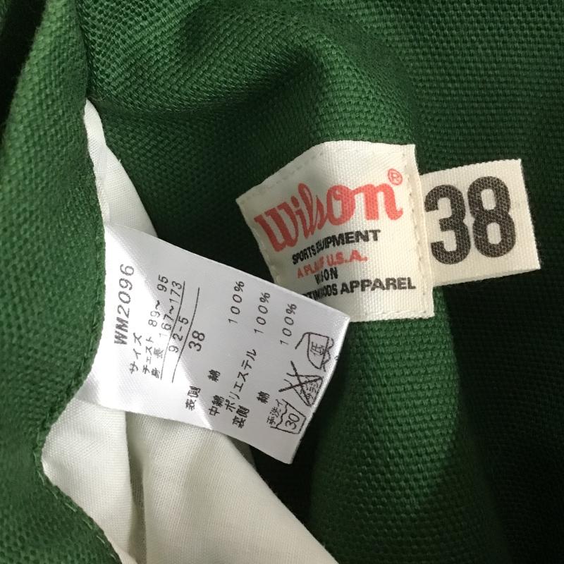 ウィルソン wilson ベスト ベスト ダウンベスト ノースリーブ 前ボタン 38 無地 紺 / ネイビー / navy メンズ USED 古着 中古 10162606