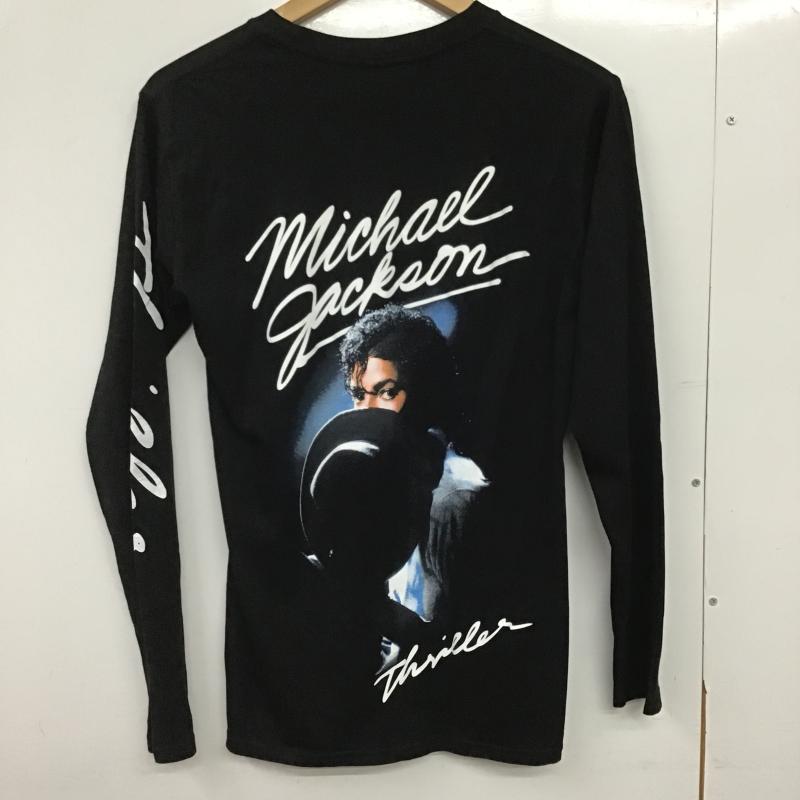 古着 USED カットソー 長袖 長袖カットソー プリントカットソー クルーネック S プリント 黒 / ブラック / black メンズ USED 古着 中古 10162618