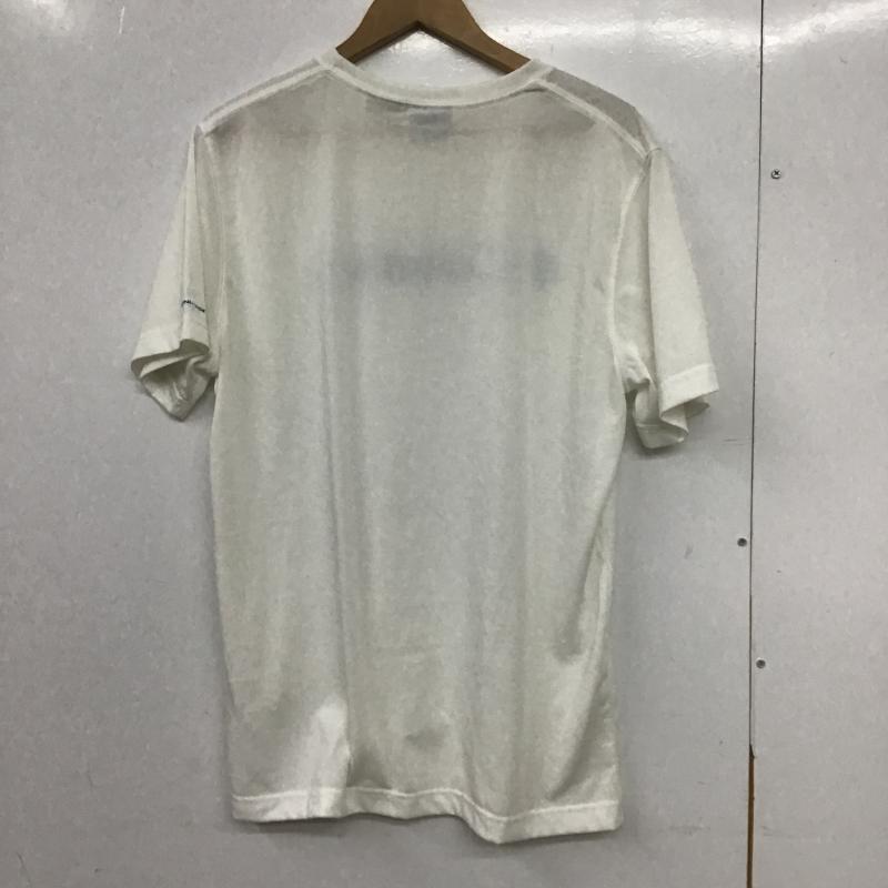 コロンビア Columbia Tシャツ 半袖 半袖カットソー プリントTシャツ クルーネックカットソー L ロゴ、文字 白 / ホワイト / white メンズ USED 古着 中古 10162628