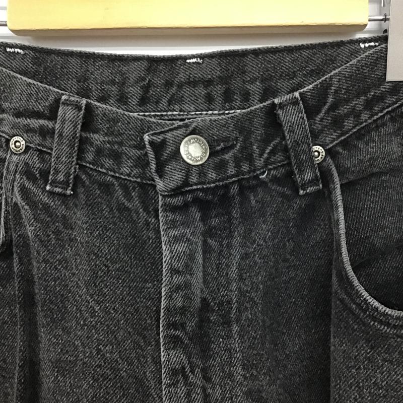 ラングラー Wrangler パンツ デニム、ジーンズ デニムパンツ ワイドパンツ カジュアルパンツ 無地 ダークグレー / ダークグレー / メンズ USED 古着 中古 10162639