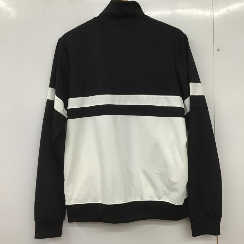 ナイキ NIKE ジャケット、上着 ジャンパー、ブルゾン ジップアップジャケット アウター ジャージ XL ロゴ、文字 白 / ホワイト / white X 黒 / ブラック / black メンズ USED 古着 中古 10162644