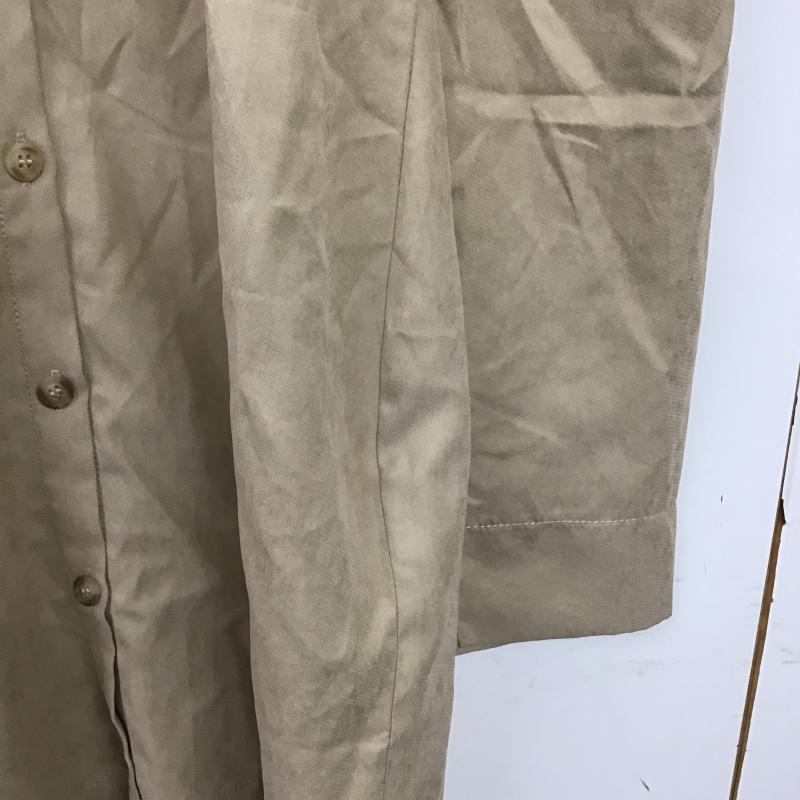 エモダ EMODA ワンピース ミニスカート 042250370501 ビッグカラーシャツワンピース FREE 無地 ベージュ / ベージュ / beige レディース USED 古着 中古 10162648
