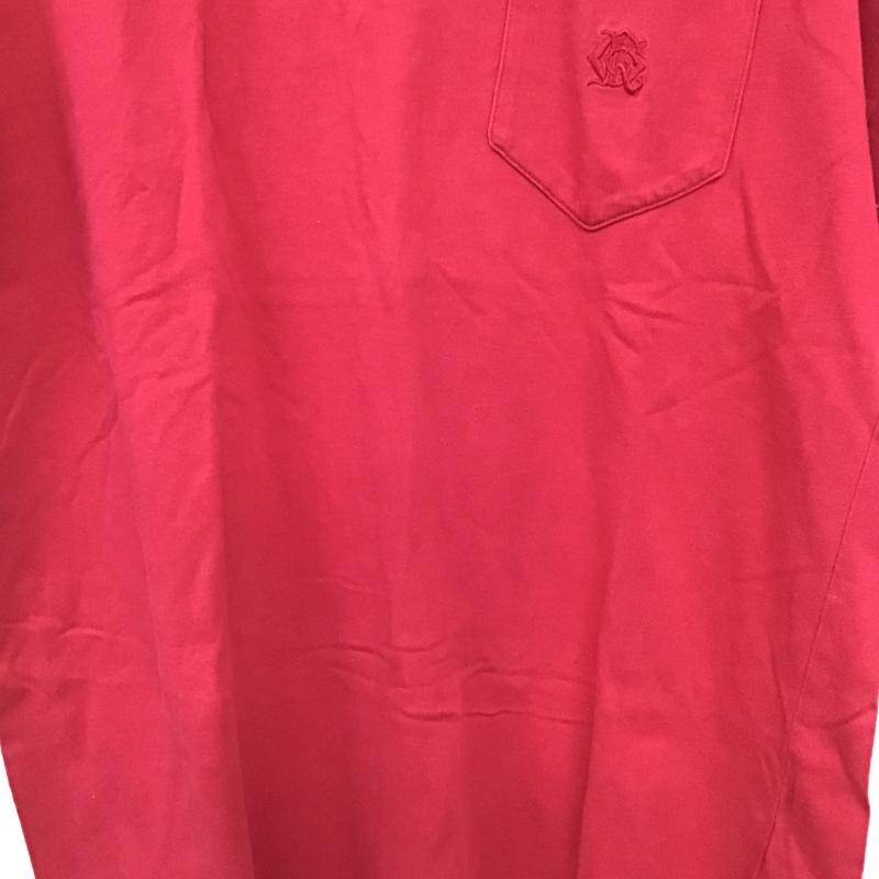 カルバン・クライン Calvin Klein Tシャツ 半袖 半袖カットソー プリントTシャツ クルーネックカットソー M ロゴ、文字 マゼンタ / マゼンタ / メンズ USED 古着 中古 10162655