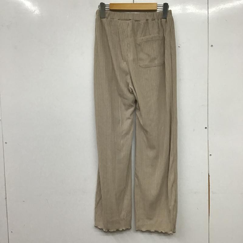フリークスストア FREAK S STORE ボトムス ボトムス リブパンツ FREE 無地 ベージュ / ベージュ / beige レディース USED 古着 中古 10162661