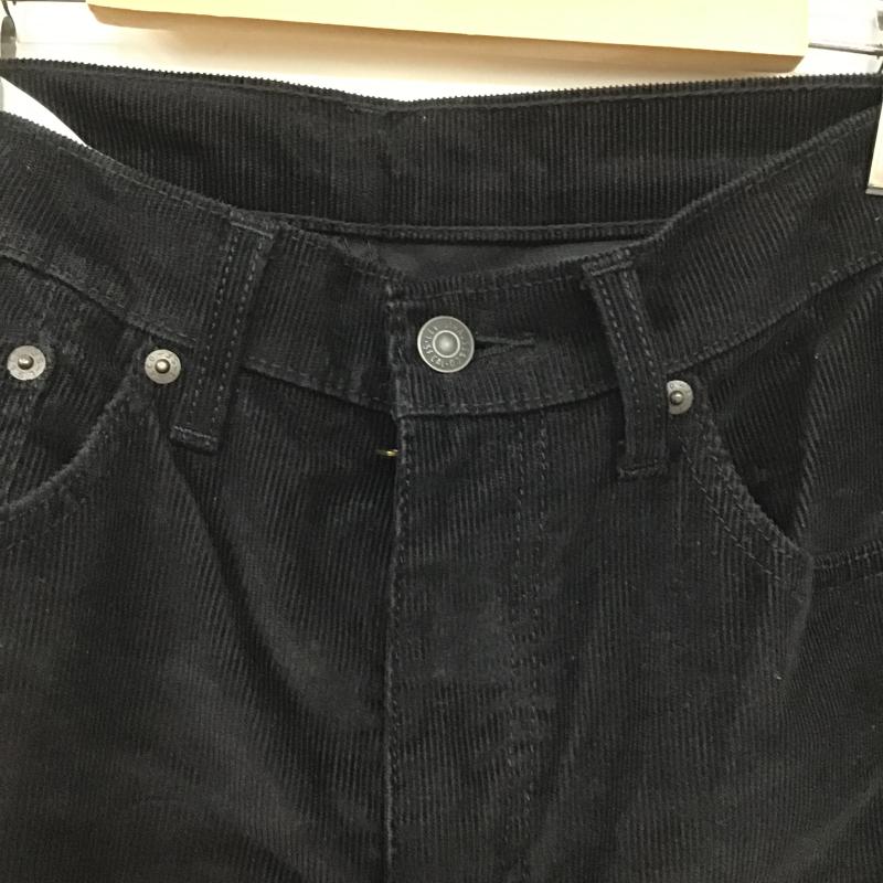 リーバイストラウスアンドコー Levi Strauss & co. パンツ デニム、ジーンズ コーデュロイパンツ スリムパンツ カジュアルパンツ ストレッチパンツ 34 無地 黒 / ブラック / black メンズ USED 古着 中古 10162665