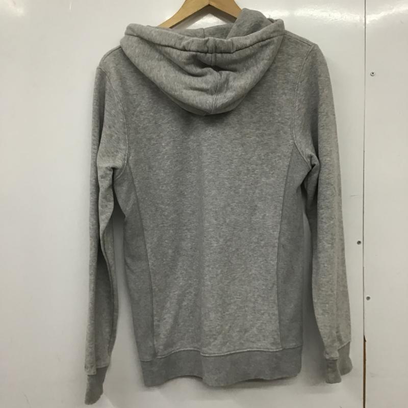 ナイキ NIKE パーカー 長袖 長袖パーカー ジップアップパーカー S 無地 灰 / グレー / gray メンズ USED 古着 中古 10162679