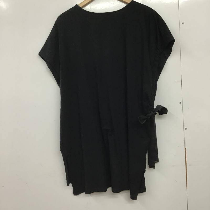 オズモーシス OSMOSIS カットソー 半袖 ONE SIZE 無地 黒 / ブラック / black レディース USED 古着 中古 10162690
