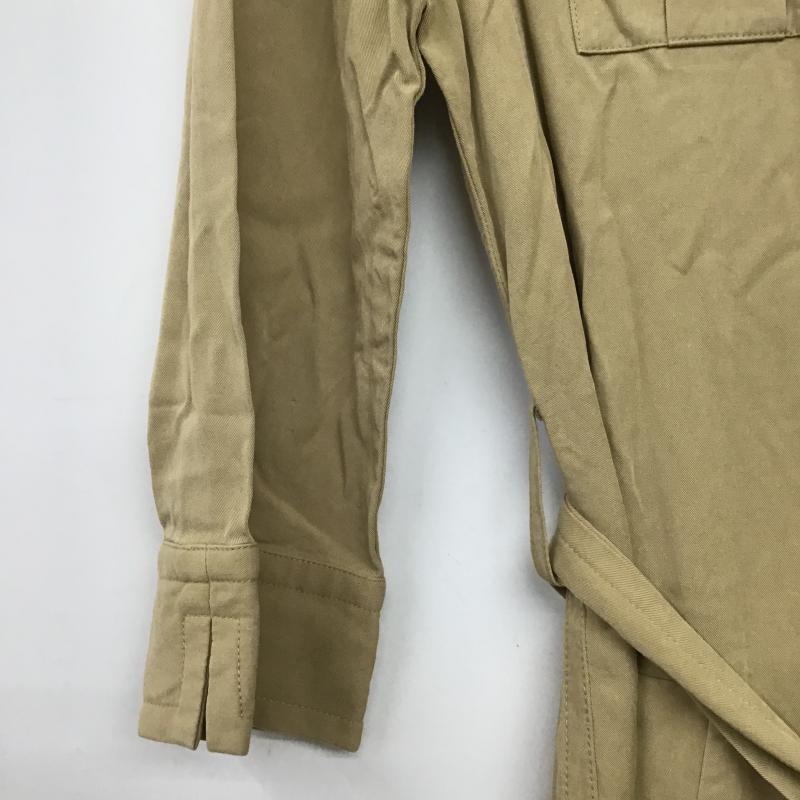 ブルックスブラザーズ BROOKS BROTHERS ワンピース ひざ丈スカート 2 無地 ベージュ / ベージュ / beige レディース USED 古着 中古 10162692