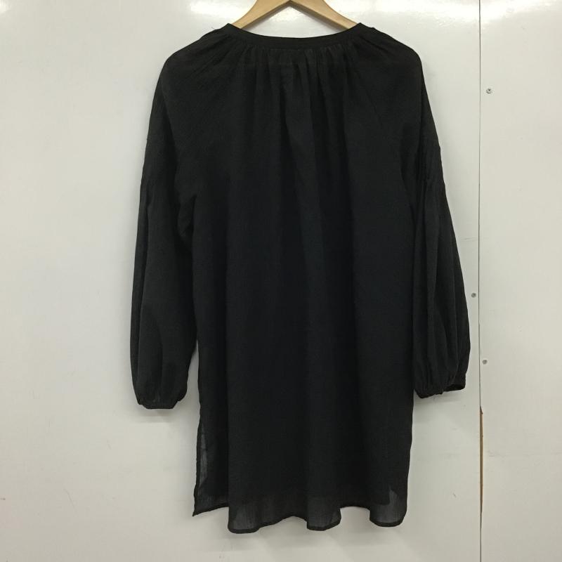 グローバルワーク GLOBAL WORK シャツ、ブラウス 長袖 FREE 無地 黒 / ブラック / black レディース USED 古着 中古 10162695
