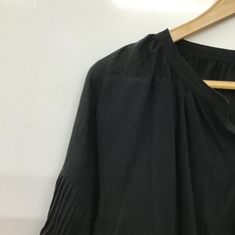 グローバルワーク GLOBAL WORK シャツ、ブラウス 長袖 FREE 無地 黒 / ブラック / black レディース USED 古着 中古 10162695
