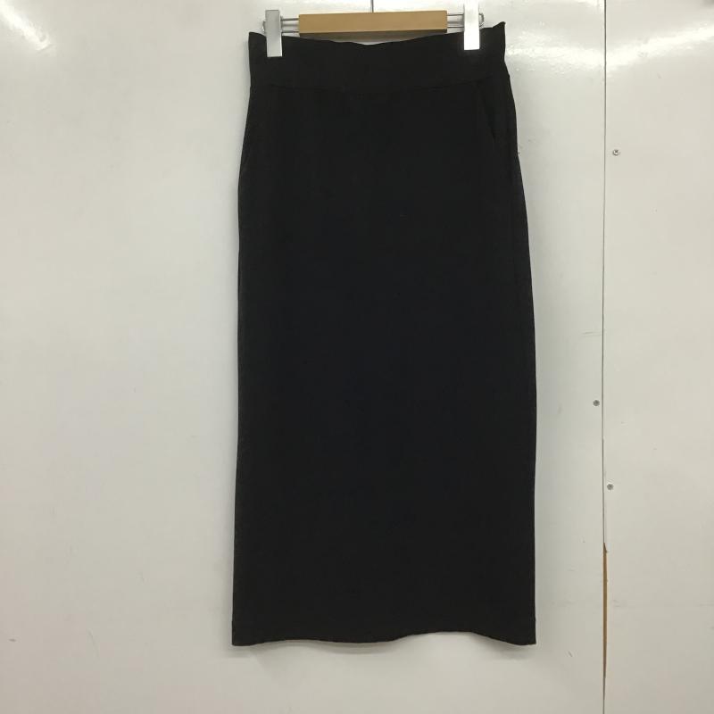 レプシィム LEPSIM スカート ロングスカート FREE 無地 黒 / ブラック / black レディース USED 古着 中古 10162697