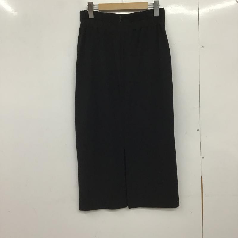 レプシィム LEPSIM スカート ロングスカート FREE 無地 黒 / ブラック / black レディース USED 古着 中古 10162697