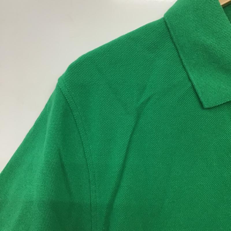 チャムス CHUMS ポロシャツ 半袖 半袖ポロシャツ カラーシャツ 半袖カットソー L ロゴ、文字 緑 / グリーン / green メンズ USED 古着 中古 10162703