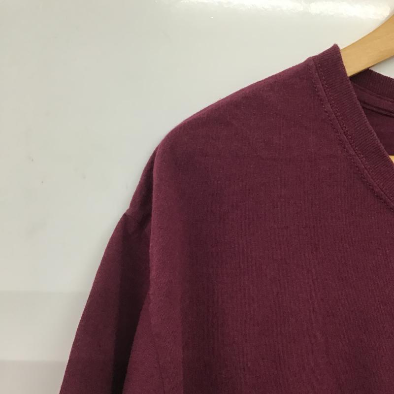 アイスクリーム ICECREAM Tシャツ 半袖 半袖カットソー プリントTシャツ クルーネックカットソー L ロゴ、文字 紫 / パープル / purple メンズ USED 古着 中古 10162708