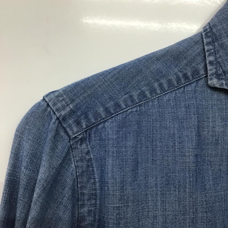 ギローバー GUY ROVER シャツ、ブラウス 長袖 長袖シャツ デニムシャツ カラーシャツ 無地 インディゴ / インディゴ / Indigo メンズ USED 古着 中古 10162714