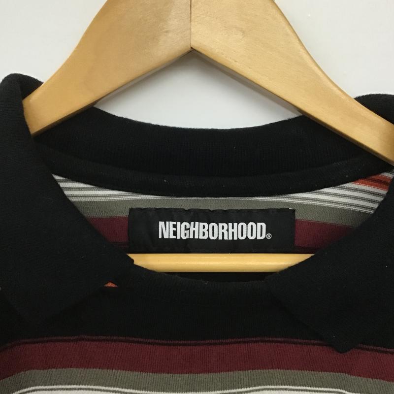 ネイバーフッド NEIGHBORHOOD ポロシャツ 半袖 半袖ポロシャツ カラーシャツ 半袖カットソー L ボーダー柄 マルチカラー / マルチカラー / multicolor メンズ USED 古着 中古 10162719