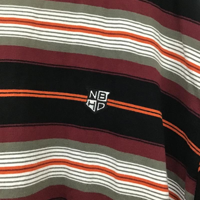 ネイバーフッド NEIGHBORHOOD ポロシャツ 半袖 半袖ポロシャツ カラーシャツ 半袖カットソー L ボーダー柄 マルチカラー / マルチカラー / multicolor メンズ USED 古着 中古 10162719