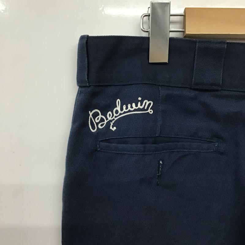 ベドウィン アンド ザ ハートブレイカーズ BEDWIN & THE HEARTBREAKERS パンツ ワークパンツ、ペインターパンツ ワークパンツ ワイドパンツ カジュアルパンツ 無地 紺 / ネイビー / navy メンズ USED 古着 中古 10162720