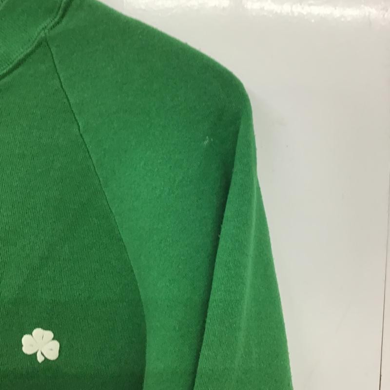 ジャージーズ JERZEES トレーナー 長袖 長袖トレーナー スウェット クルーネック プルオーバー L プリント 緑 / グリーン / green メンズ USED 古着 中古 10162726