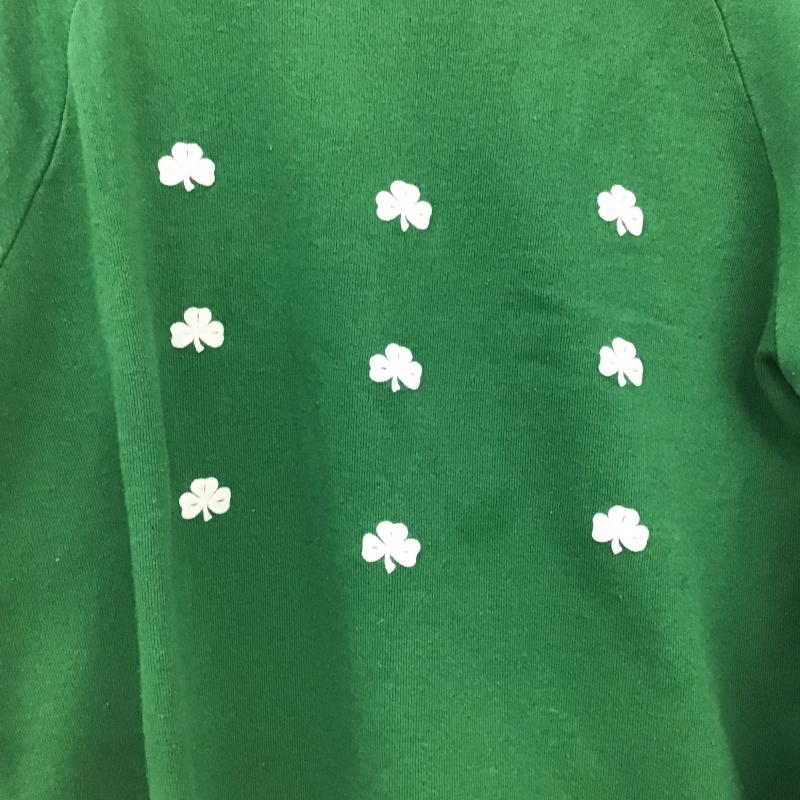 ジャージーズ JERZEES トレーナー 長袖 長袖トレーナー スウェット クルーネック プルオーバー L プリント 緑 / グリーン / green メンズ USED 古着 中古 10162726