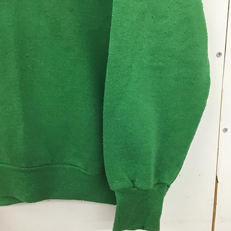 ジャージーズ JERZEES トレーナー 長袖 長袖トレーナー スウェット クルーネック プルオーバー L プリント 緑 / グリーン / green メンズ USED 古着 中古 10162726