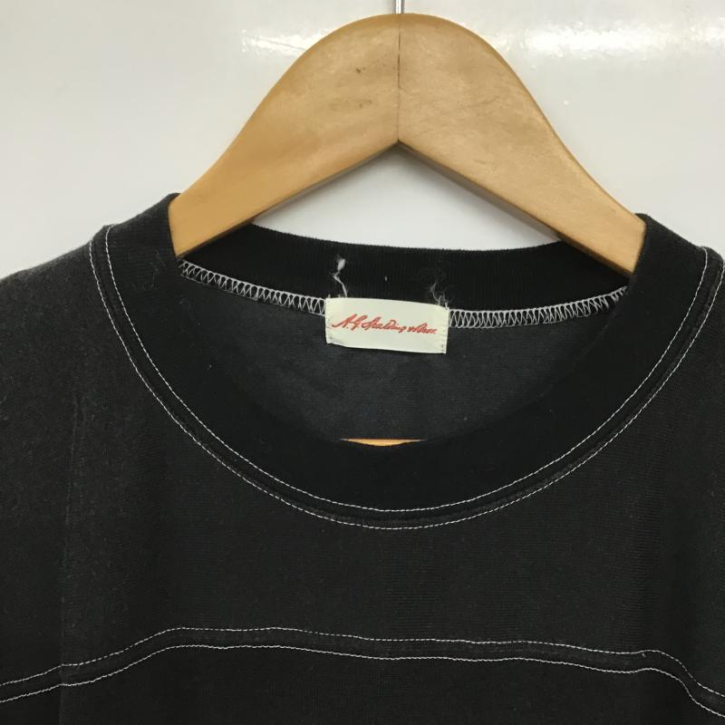 エージースポルディング&ブロス A.G.SPALDING&BROS Tシャツ 半袖 半袖カットソー プリントTシャツ クルーネックカットソー 40 ロゴ、文字 ダークグレー / ダークグレー / メンズ USED 古着 中古 10162729