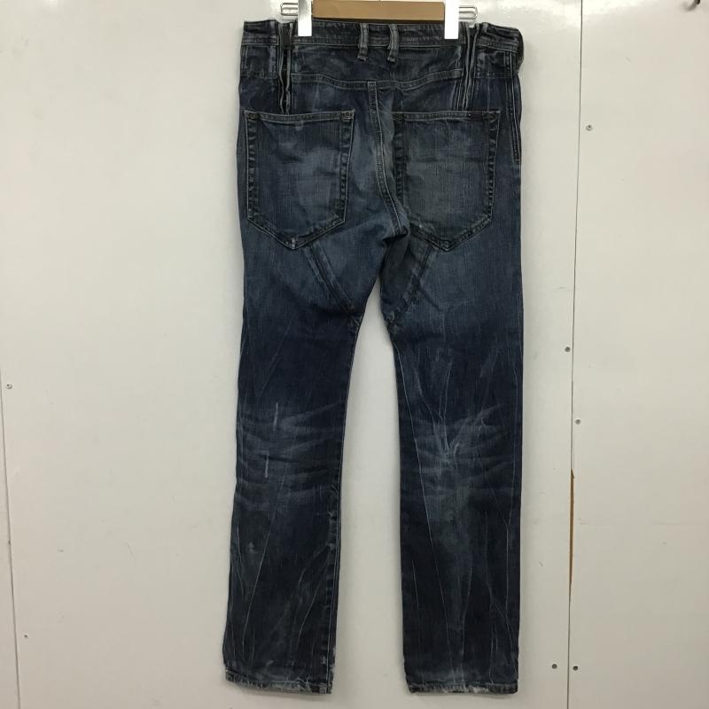 ディーゼル DIESEL パンツ デニム、ジーンズ デニムパンツ スリムパンツ カジュアルパンツ 31インチ ダメージ加工 インディゴ / インディゴ / Indigo メンズ USED 古着 中古 10162733