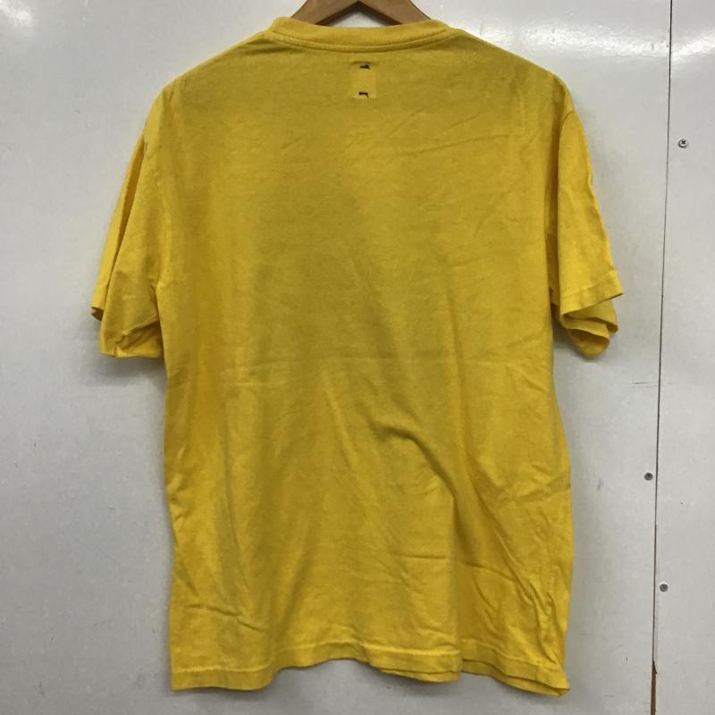 ハリウッドランチマーケット H.R MARKET Tシャツ 半袖 半袖カットソー プリントTシャツ クルーネックカットソー プリント 黄 / イエロー / yellow メンズ USED 古着 中古 10162737