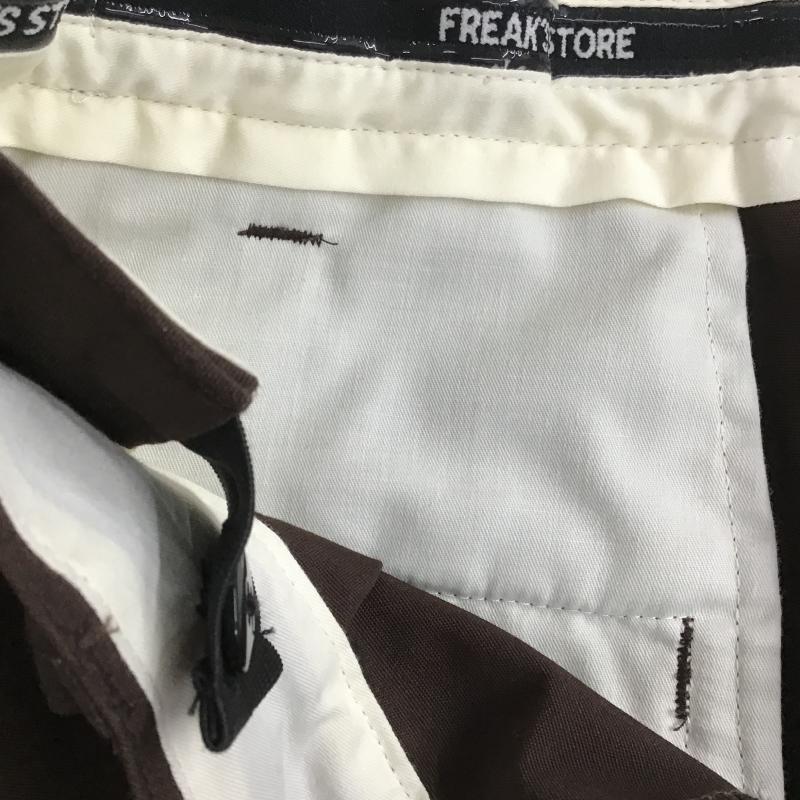 フリークスストア FREAK S STORE パンツ ワークパンツ、ペインターパンツ 261-3449 M 無地 茶 / ブラウン / brown レディース USED 古着 中古 10162739