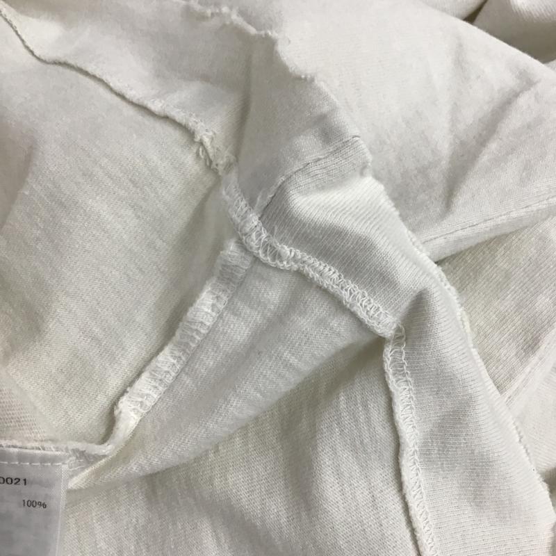 ロンハーマン Ron Herman Tシャツ 半袖 3620900021 半袖カットソー プリントTシャツ クルーネックカットソー XL ダメージ加工 アイボリー / アイボリー / メンズ USED 古着 中古 10162740