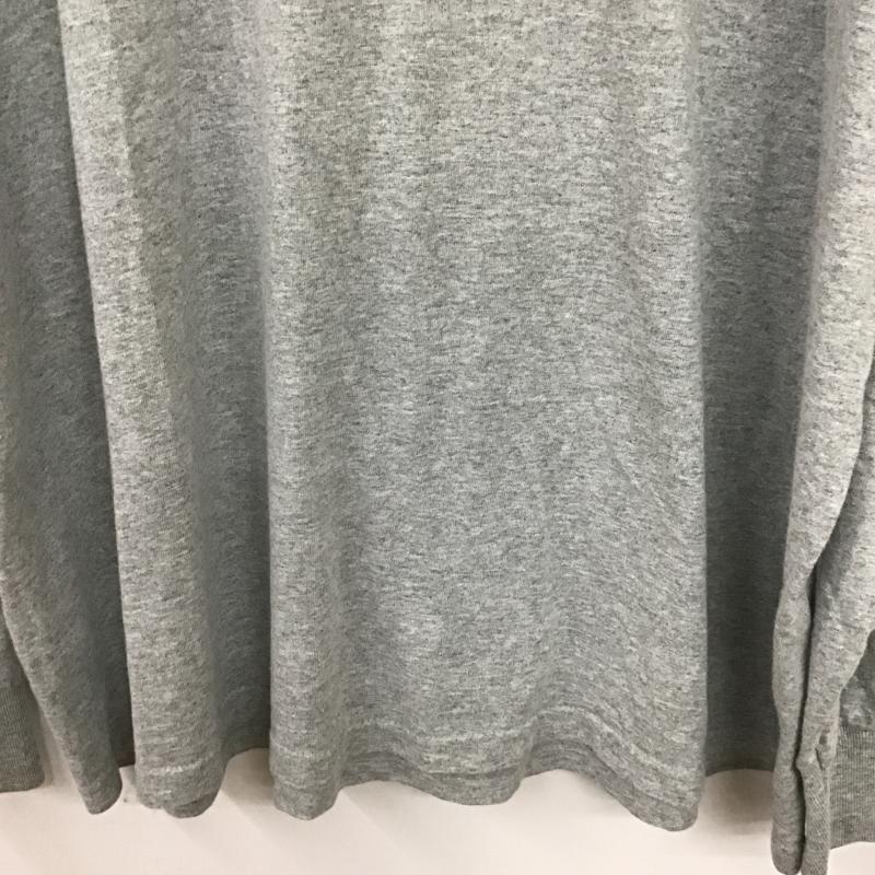 フルーツオブザルーム FRUIT OF THE LOOM カットソー 長袖 長袖カットソー プリントカットソー クルーネック XXL ロゴ、文字 灰 / グレー / gray メンズ USED 古着 中古 10162741