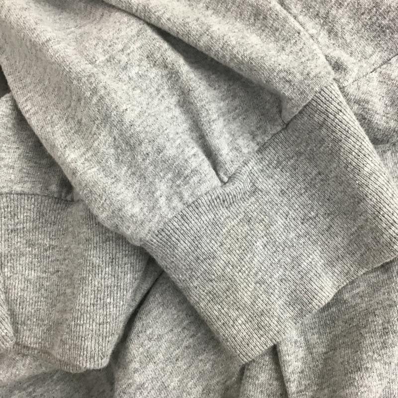 フルーツオブザルーム FRUIT OF THE LOOM カットソー 長袖 長袖カットソー プリントカットソー クルーネック XXL ロゴ、文字 灰 / グレー / gray メンズ USED 古着 中古 10162741