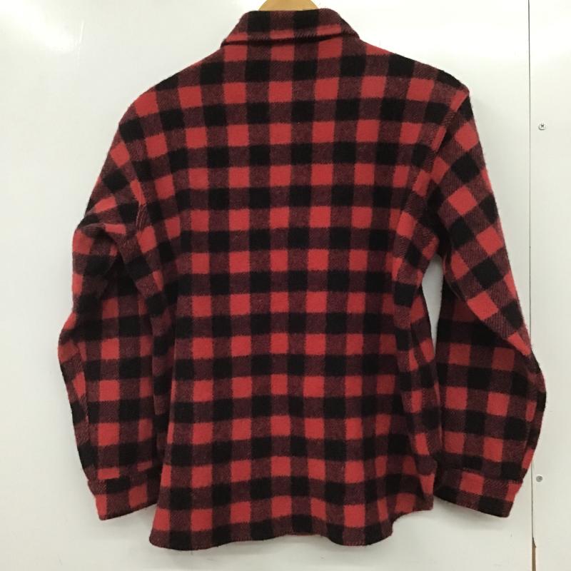 ウールリッチ WOOLRICH シャツ、ブラウス 長袖 長袖シャツ チェックシャツ カラーシャツ チェック 黒 / ブラック / black X 赤 / レッド / red メンズ USED 古着 中古 10162755