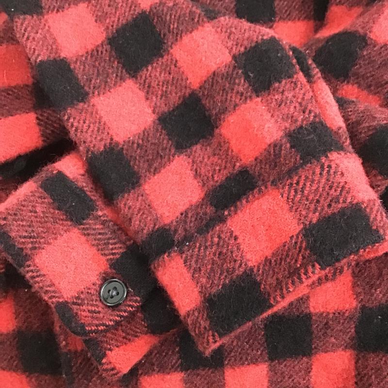ウールリッチ WOOLRICH シャツ、ブラウス 長袖 長袖シャツ チェックシャツ カラーシャツ チェック 黒 / ブラック / black X 赤 / レッド / red メンズ USED 古着 中古 10162755