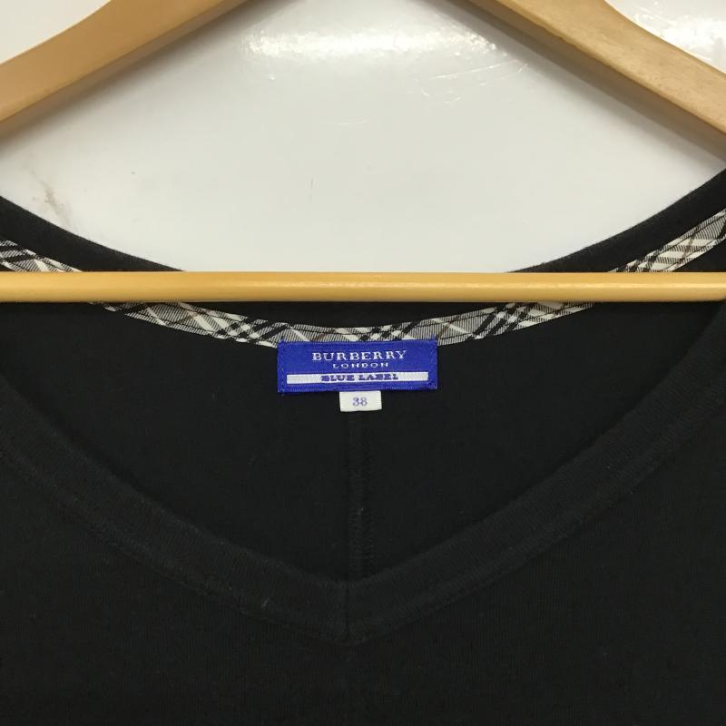 バーバリーブルーレーベル BURBERRY BLUE LABEL カットソー 長袖 38 黒 / ブラック / black レディース USED 古着 中古 10162758