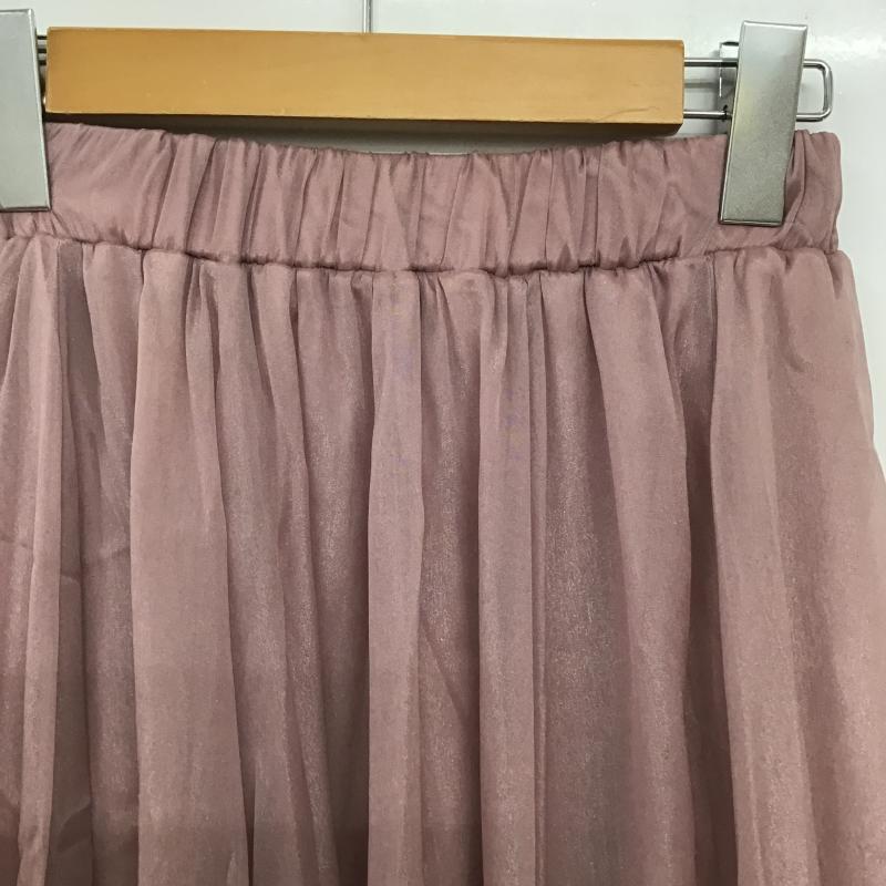 フィフス fifth スカート ロングスカート S 無地 桃 / ピンク / pink レディース USED 古着 中古 10162765