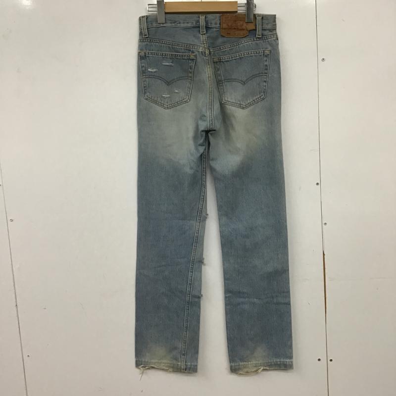 リーバイストラウスアンドコー Levi Strauss & co. パンツ デニム、ジーンズ デニムパンツ ワイドパンツ カジュアルパンツ 31インチ ダメージ加工 インディゴ / インディゴ / Indigo メンズ USED 古着 中古 10162767